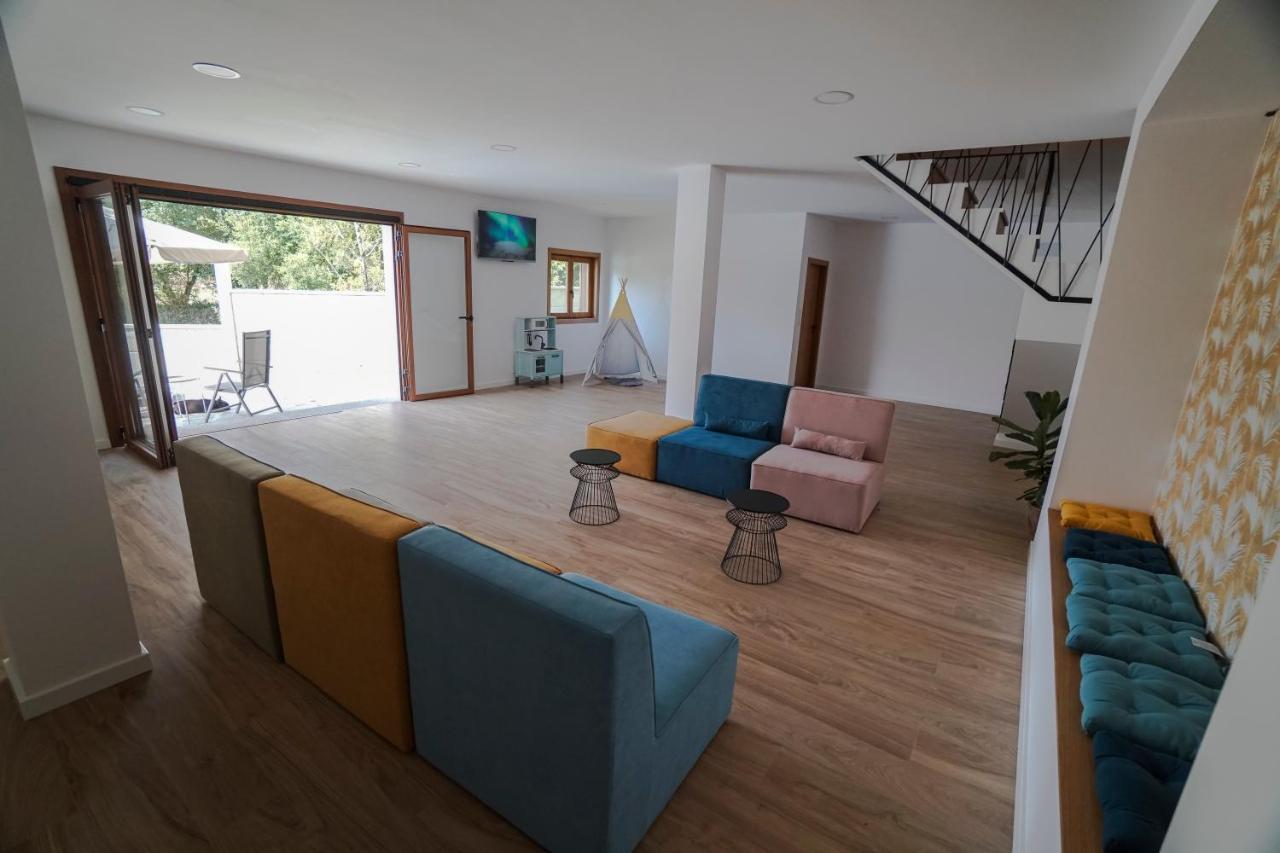 Casa De Madera Con Piscina Privada Villa Pontevedra Exteriör bild