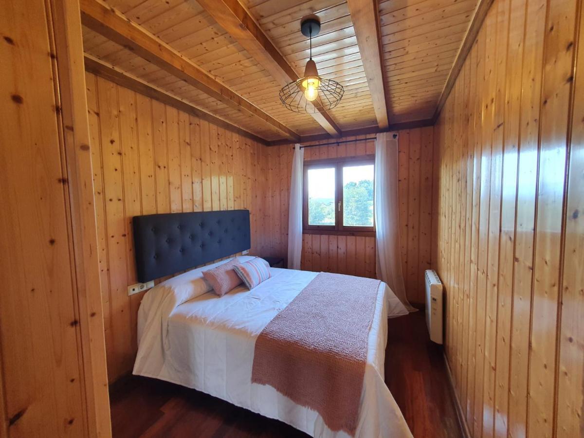 Casa De Madera Con Piscina Privada Villa Pontevedra Exteriör bild